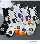 5 pares outono inverno meia basquete esportes simples alta superior meados tubo grosso moda ins cor sólida engraçado meia confortável