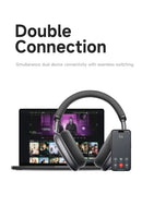 Picun f8 pro anc fones de ouvido sem fio cabeça rastreamento áudio espacial 3d-52db anc alta fidelidade bluetooth fone de ouvido enc hd microfone app de baixa latência