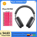 Picun f8 pro anc fones de ouvido sem fio cabeça rastreamento áudio espacial 3d-52db anc alta fidelidade bluetooth fone de ouvido enc hd microfone app de baixa latência