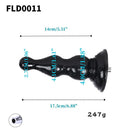 ROUGH BEAST Acessórios para Máquinas Sexuais: Dildos Grandes Pretos de Cor de Pele para Máquinas Vac-u-lock, compatíveis com máquinas de lojas.