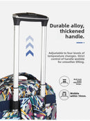 Nova Mala de Viagem de Grande Capacidade com Alça Retrátil, Bolsa de Mão para Viagens de Longa e Curta Distância, Mala de Nyl...