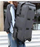 Bolsa de viagem, bolsa de grande capacidade, bagagem portátil ao ar livre, bolsa de viagem com rodas, bolsa de viagem unissex conveniente e prática