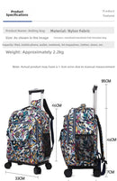 Nova Mala de Viagem de Grande Capacidade com Alça Retrátil, Bolsa de Mão para Viagens de Longa e Curta Distância, Mala de Nyl...
