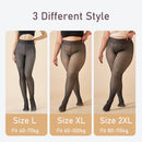 Meias térmicas grossas mulheres inverno quente sexy translúcido meia-calça leggings feminino cintura alta elástica magro meia-calça