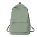Mochila casual simples de cor sólida, leve e para estudantes do ensino médio, mochila multifuncional adequada para viagens, escola