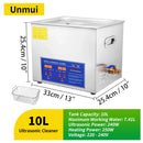Limpador Ultrassônico 2L 3L 6L 10L 15L 22L 30L, Banho de Lavagem Ultrassônico Aquecido para Uso Doméstico e Comercial