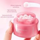 Creme de Colágeno Rosa PDRN com Niacinamida para Tom de Pele Irregular, Hidratante Facial Leve e Não Oleoso