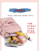 Fengdong-Saco Escolar de Grande Capacidade para Crianças, Mochila Bonito para Meninas, Kawaii Bookbag para Crianças, Presente dos Estudantes Primários