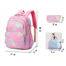 Conjunto de mochila com estampa KPop Demon Hunter com lancheira e bolsa de lápis, mochila externa leve e respirável de grande capacidade