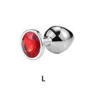 5 tamanho/conjunto de metal anal plug butt plug brinquedos sexuais brinquedos de bunda para mulheres/homens/caspas adulto jogo masturbador anal diamante sex shop