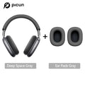 Picun f8 pro anc fones de ouvido sem fio cabeça rastreamento áudio espacial 3d-52db anc alta fidelidade bluetooth fone de ouvido enc hd microfone app de baixa latência
