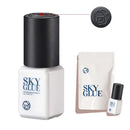 1 garrafa de cola sky para extensões de cílios 5ml original sky s + preto vermelho azul tampa cola de cílios postiços céu td fornecedor de cola transparente