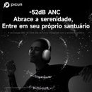 Picun f8 pro anc fones de ouvido sem fio 3d espaço áudio cabeça rastreamento-52db anc alta fidelidade bluetooth fone de ouvido enc hd microfone app de baixa latência