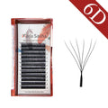 MARIA Florescimento Automático W Forma Bloom 3D 4D 5D 6D Fãs Pré-fabricados Velocidade Extensões de Cílios Natural Suave Luz Completa Densa