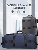 Bolsa de viagem, bolsa de grande capacidade, bagagem portátil ao ar livre, bolsa de viagem com rodas, bolsa de viagem unissex conveniente e prática