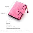 Carteira feminina de couro luxuosa, grande capacidade, slots para vários cartões, bolso fino para moedas, porta-cartões, carteira para mulheres