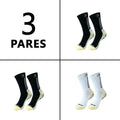 Meias de futebol masculinas, Meia poliamida corrida, Meia antiderrapante futebol, Meias de corrida de tubo médio