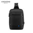 Mochila Antifurto Impermeável Kingsons/Vgoal para Homens, para Laptop de 14/13.3 polegadas com Porta USB e Cadeado TSA