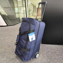 Nova Bolsa de Viagem em Tecido Oxford 2025 com Rodas, Leve e Portátil, para Homens e Mulheres, Estilo Esportivo, Dobrável