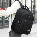 Mochila estilo neutro adequada para deslocamento, com vários zíperes para viagens de negócios, viagens de negócios, mochila de ombro duplo