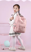Fengdong-Saco Escolar de Grande Capacidade para Crianças, Mochila Bonito para Meninas, Kawaii Bookbag para Crianças, Presente dos Estudantes Primários