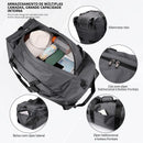 Bolsa de viagem, bolsa de grande capacidade, bagagem portátil ao ar livre, bolsa de viagem com rodas, bolsa de viagem unissex conveniente e prática