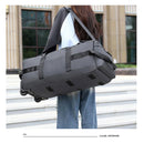 Bolsa de viagem, bolsa de grande capacidade, bagagem portátil ao ar livre, bolsa de viagem com rodas, bolsa de viagem unissex conveniente e prática
