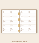 IMPRIMÍVEL Insert Planner - Senhas