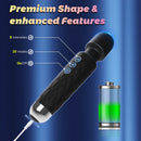 Vibrador poderoso varinha mágica feminina usb recarregável à prova dwaterproof água massageador clitoral g-ponto vibrador brinquedo sexual adequado para adultos