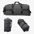 Bolsa de viagem, bolsa de grande capacidade, bagagem de mão portátil ao ar livre, bolsa de viagem com rolo, bolsa de lona unissex conveniente e prática