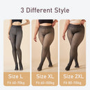 Meias térmicas grossas mulheres inverno quente sexy translúcido meia-calça leggings feminino cintura alta elástica magro meia-calça