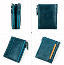 Contact's moda couro genuíno carteira feminina bifold titular do cartão moeda bolsa pequena bolsa feminina clipe de dinheiro masculino bolso carteiras