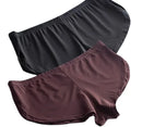 Cuecas Boxer Masculinas Sexy de Seda Gelada com Abertura Lateral, Secagem Rápida, Respiráveis, Esportivas, de Cintura Baixa, para Corrida e Lazer