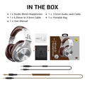 Oneodio a71 original estúdio dj fones de ouvido portátil com fio com música compartilhar porta graves profundos fone de ouvido estéreo para gravação