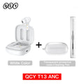 QCY-T13 ANC Fones De Ouvido Sem Fio, Bluetooth 5.3 TWS, ANC, Auscultadores De Cancelamento De Ruído, 4 Microfones ENC Headset, In-Ear, Handfree Earbuds