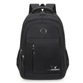 Mochila estilo neutro adequada para deslocamento, com vários zíperes para viagens de negócios, viagens de negócios, mochila de ombro duplo