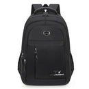Mochila estilo neutro adequada para deslocamento, com vários zíperes para viagens de negócios, viagens de negócios, mochila de ombro duplo