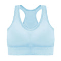 Sutiã esportivo sem costura, Top push up respirável à prova de choque feminino curto，Lingerie feminina，Poliéster，Respirável