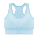 Sutiã esportivo sem costura, Top push up respirável à prova de choque feminino curto，Lingerie feminina，Poliéster，Respirável