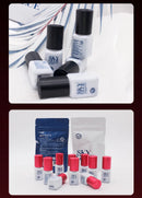 1 garrafa de cola sky para extensões de cílios 5ml original sky s + preto vermelho azul tampa cola de cílios postiços céu td fornecedor de cola transparente