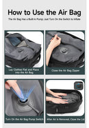 Tigernu mochilas a vácuo compressão mochilas de viagem 15.6-17 mochila portátil dos homens tsa anti roubo mochilas expansível mochila