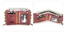 Contact's moda couro genuíno carteira feminina bifold titular do cartão moeda bolsa pequena bolsa feminina clipe de dinheiro masculino bolso carteiras
