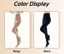 Meia-calça de compressão médica 34-46mmhg mulheres coxas dedo do pé aberto classe 3 suporte de pressão meia de veias varicosas plus size