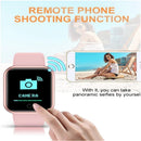 Relógio inteligente controle de música calorias distância rastreador de fitness mensagem lembrar masculino smartwatch feminino relógios pulseira relógio alarme y68