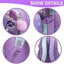 Mochila rolante para meninas crianças mochila com rodas mochila para estudantes do ensino fundamental carry on bagagem bookbag com rolo