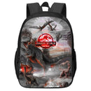 Animal World Tiranossauro Rex Dinossauro Dupla Camada Meninos e Meninas Mochila Escola Primária e Secundária Estudante Mochila