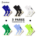 Meias de corrida de poliamida, Meias de futebol de tubo médio, Antiderrapantes pontilhadas, Meias de ciclismo masculinas
