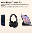 QCY-H3 ANC Auscultadores sem fios, Bluetooth 5.4, Hi-Res Audio, Over Ear Headset, híbrido Active Cancelamento de Ruído, Auscultadores, 60H, 43dB
