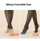 Meias térmicas grossas mulheres inverno quente sexy translúcido meia-calça leggings feminino cintura alta elástica magro meia-calça