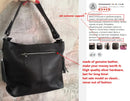 Zency 2026 Nova Moda Bolsa Feminina de Couro Genuíno Macio com Borla Elegante Bolsa Hobo de Ombro para Mulheres Bolsa Transversal Carteira Tiracolo